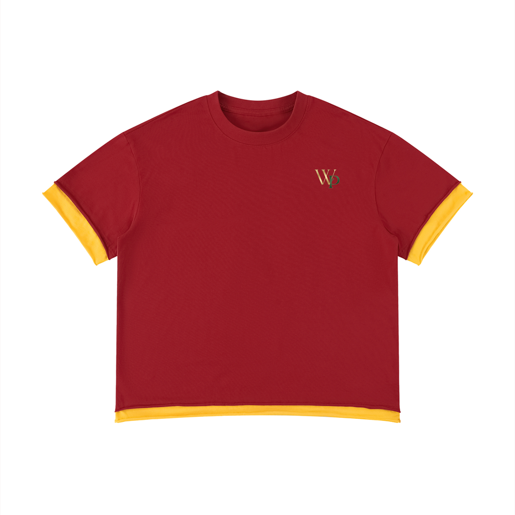 THE GENESIS COLLECTION: GARDEN Unisex Boxy Color Block T-Shirt