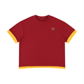 THE GENESIS COLLECTION: GARDEN Unisex Boxy Color Block T-Shirt