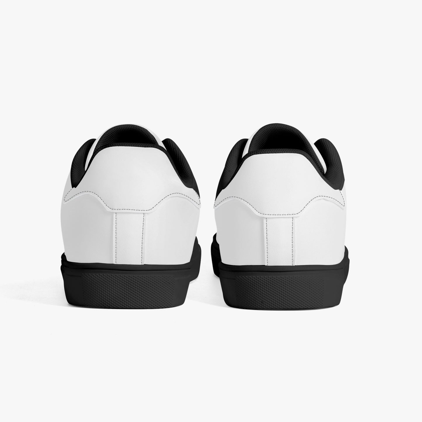 Heart4art Classic Low-Top Leather Sneakers - White/Black