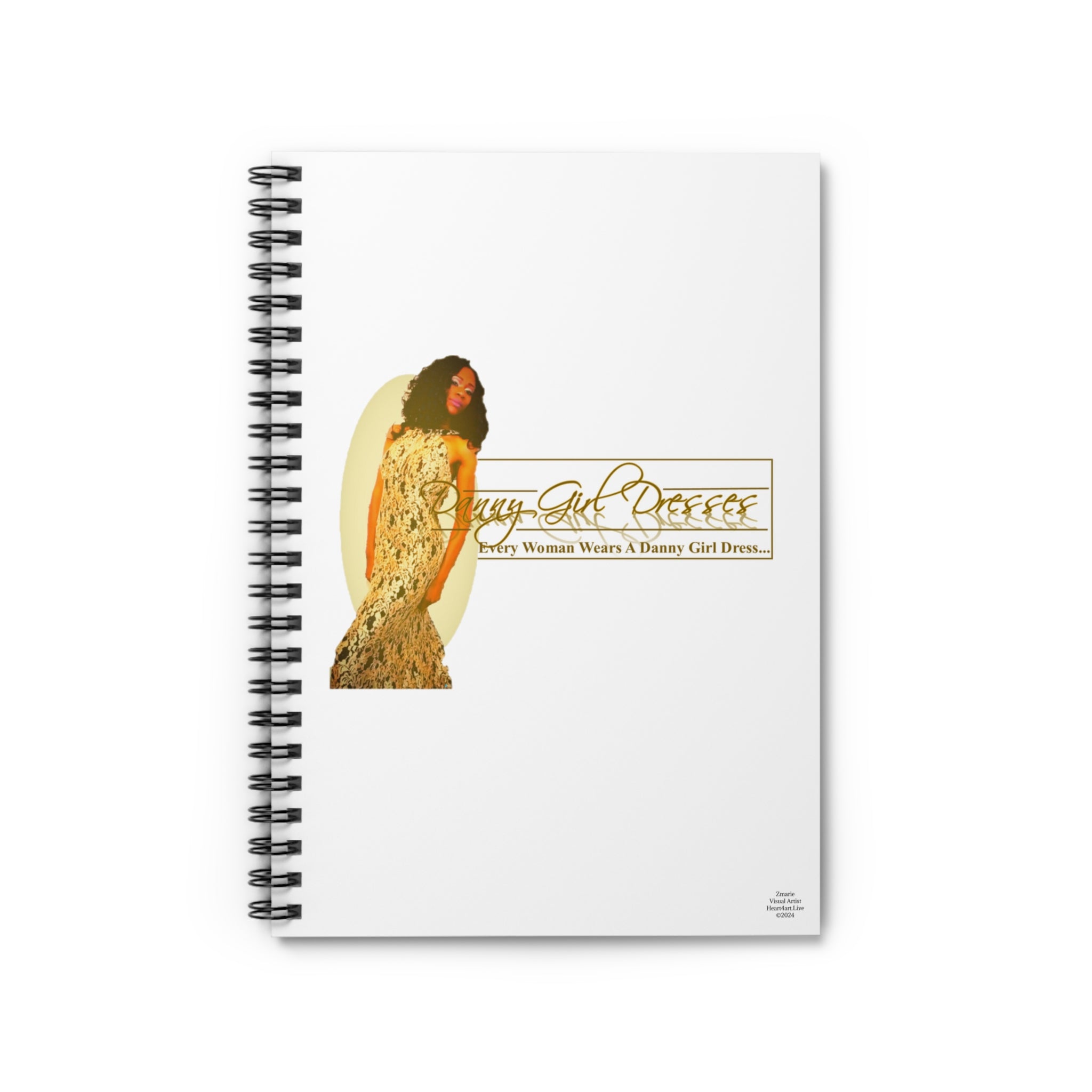 Danny Girl Dresses Spiral Notebook - Ruled Line