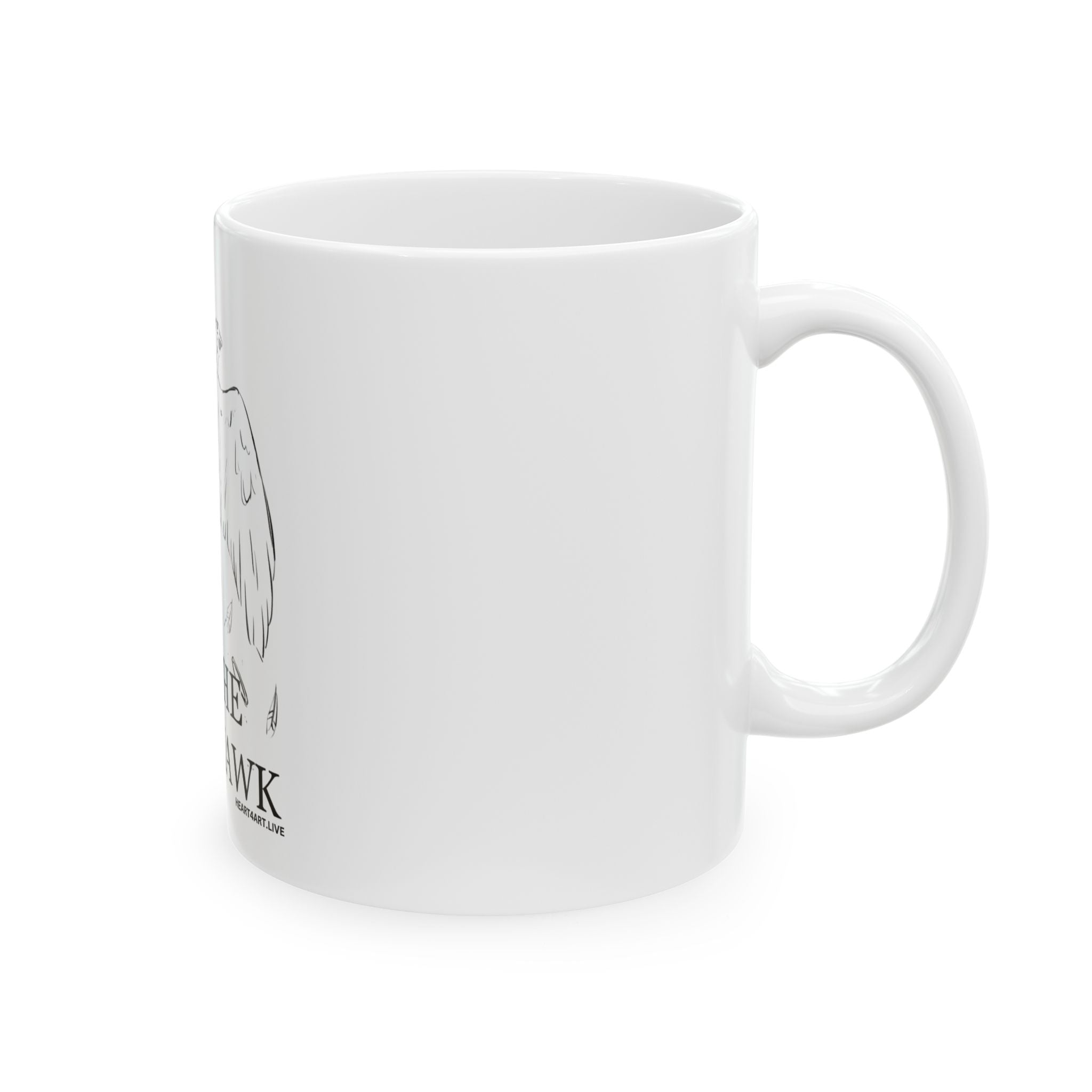 THE HAWK Ceramic Mug, (11oz, 15oz)