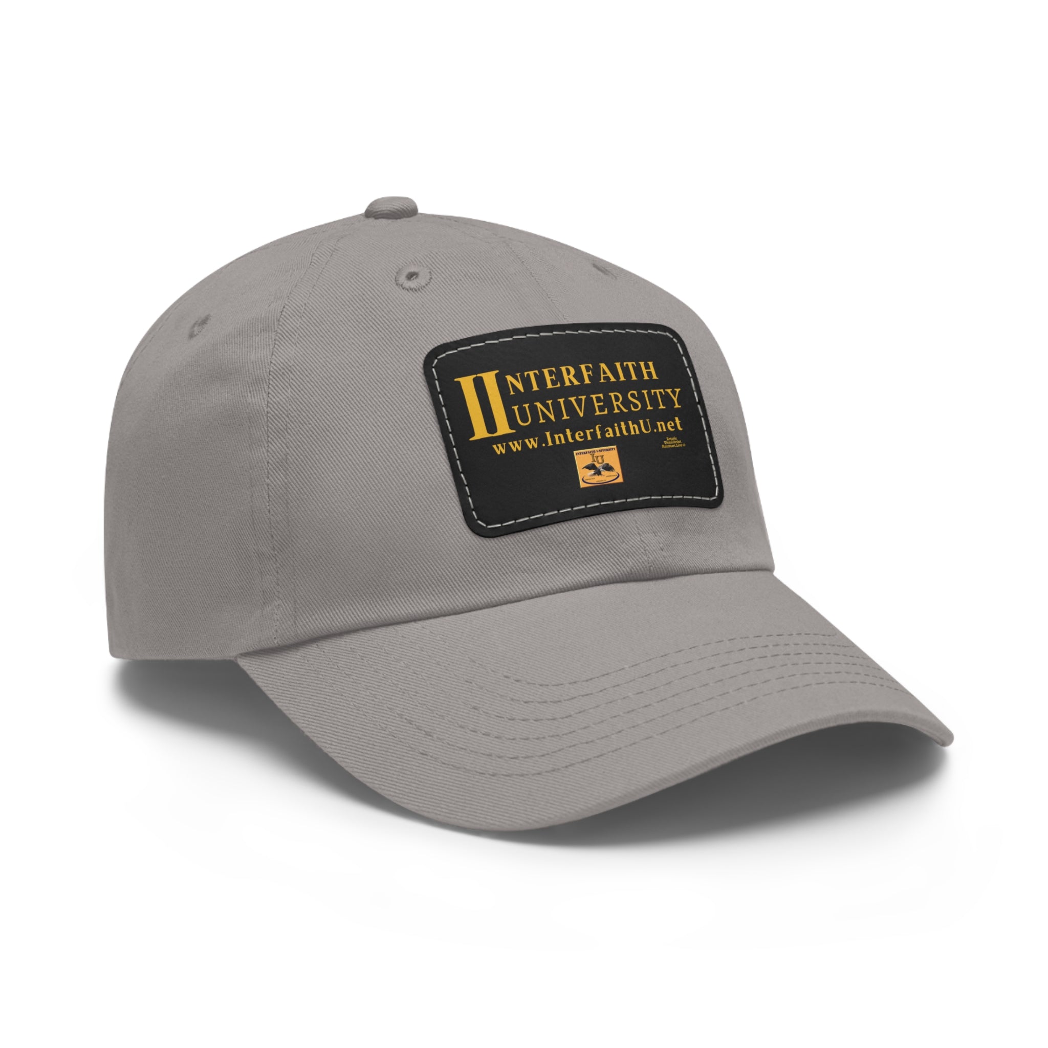 Interfaith University Hat with Leather Patch (Rectangle)