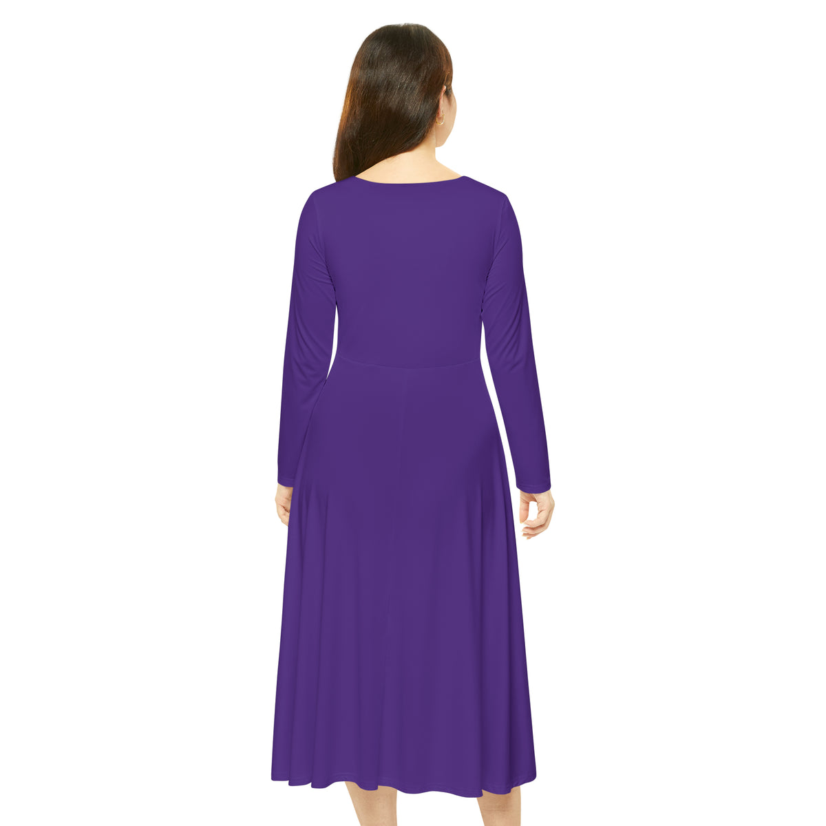 FOFMI WORLD CONVENTION 2023 Women's Long Sleeve Dress (Purple)
