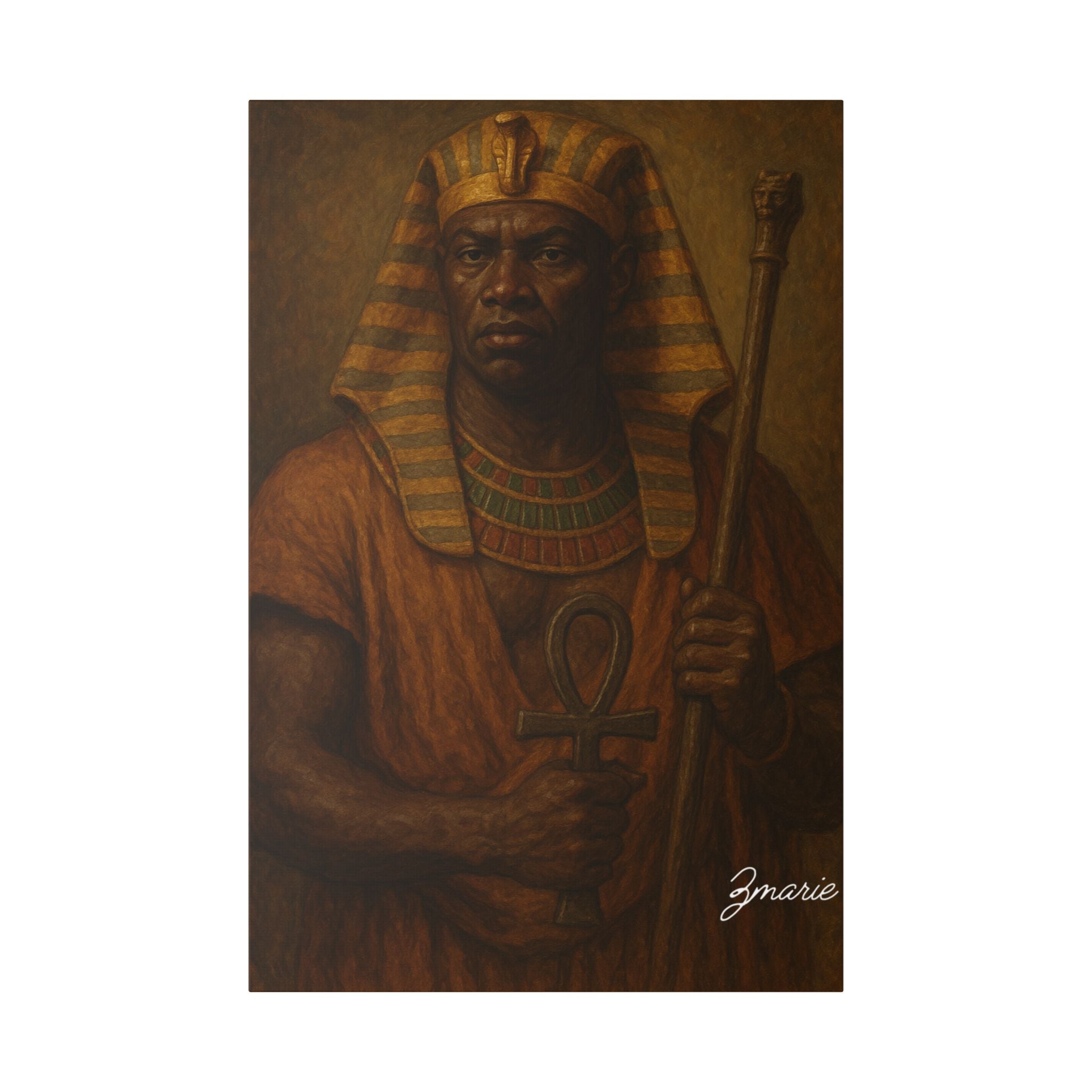 Pharaoh Shabaka 24 inch x 36inch Classic Stretched Canvas