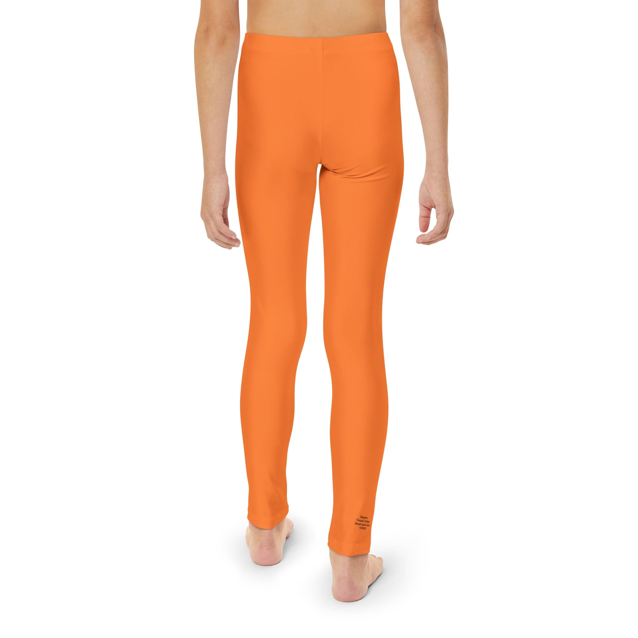 IAMBK Youth Full-Length Leggings (ORANGE)