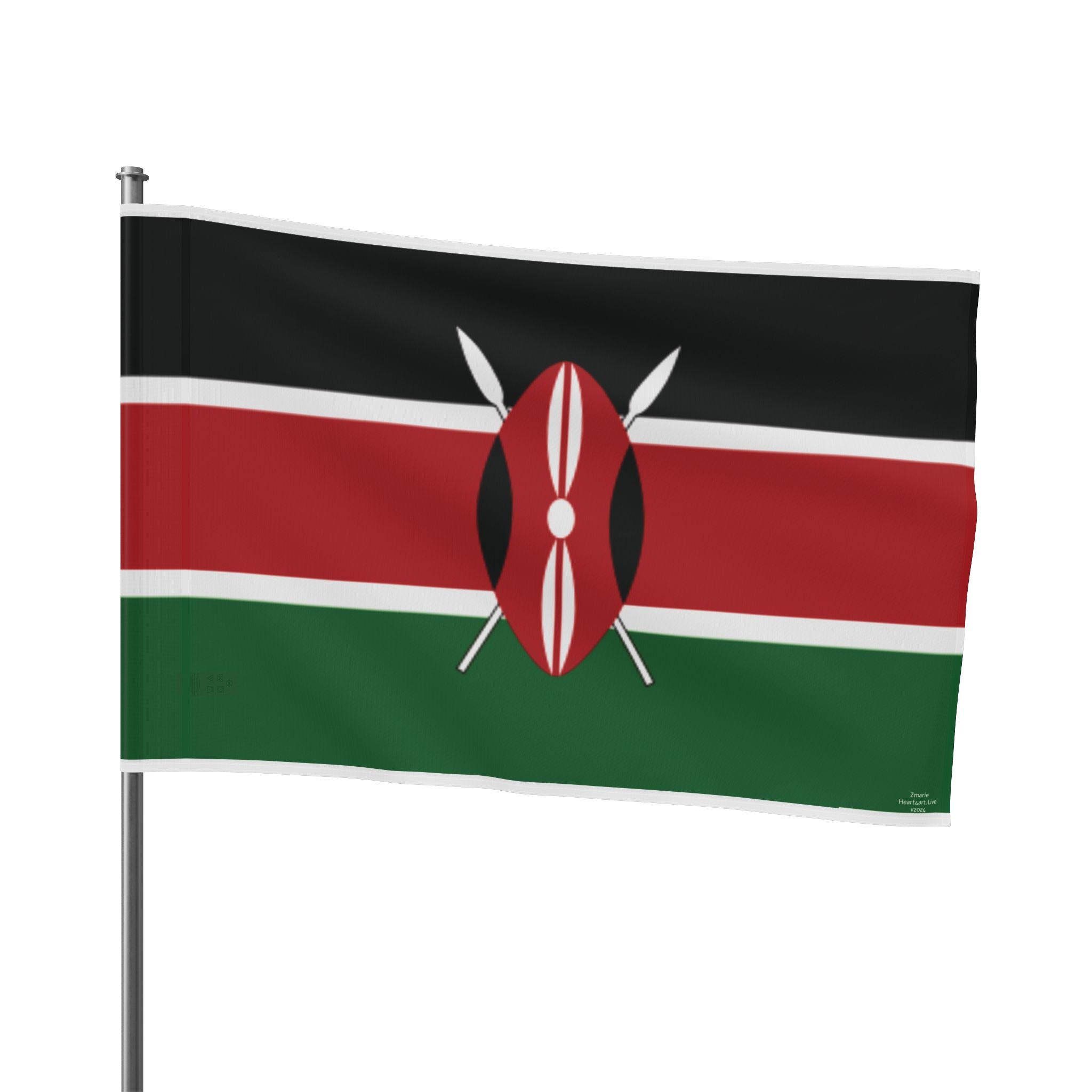 Kenyan Flag (36" x 24")