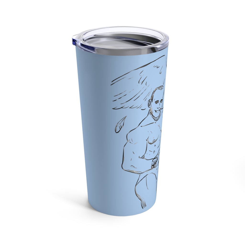 THE HAWK Tumbler 20oz (Light Blue)
