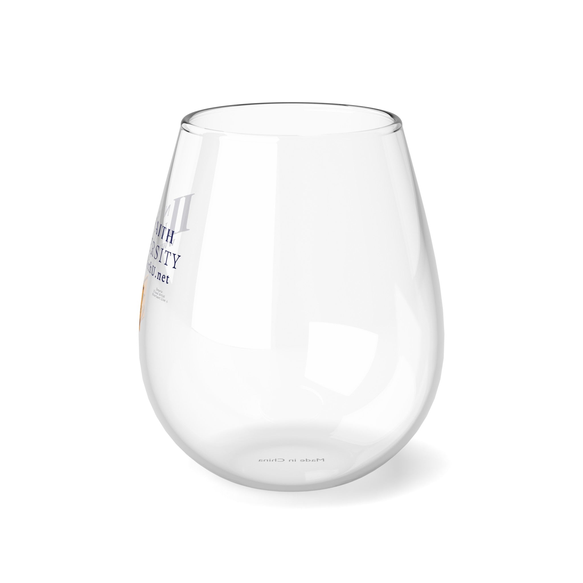 Interfaith University Stemless Glass, 11.75oz
