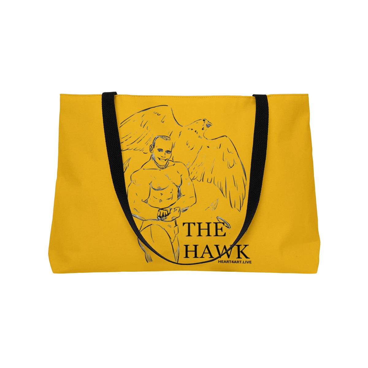 THE HAWK Weekender Tote Bag (Gold)