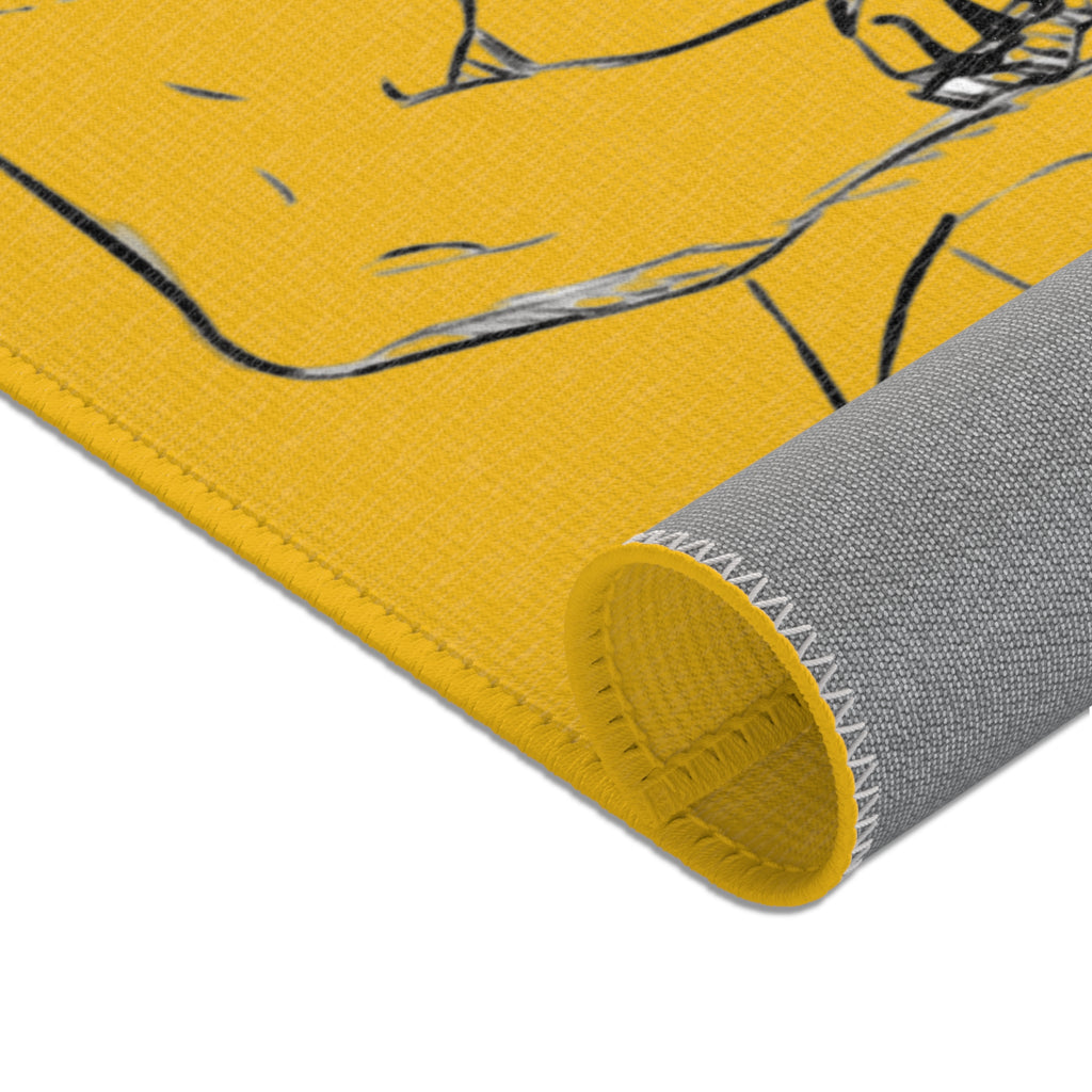 THE HAWK Area Rugs (GOLD)