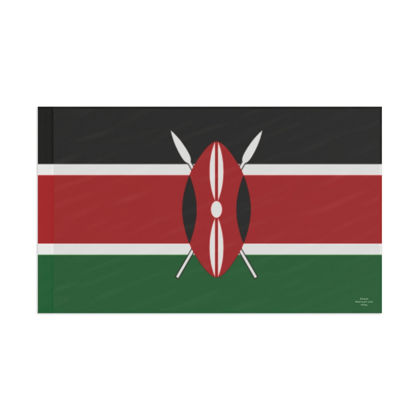 Kenyan Flag (60" x 36)