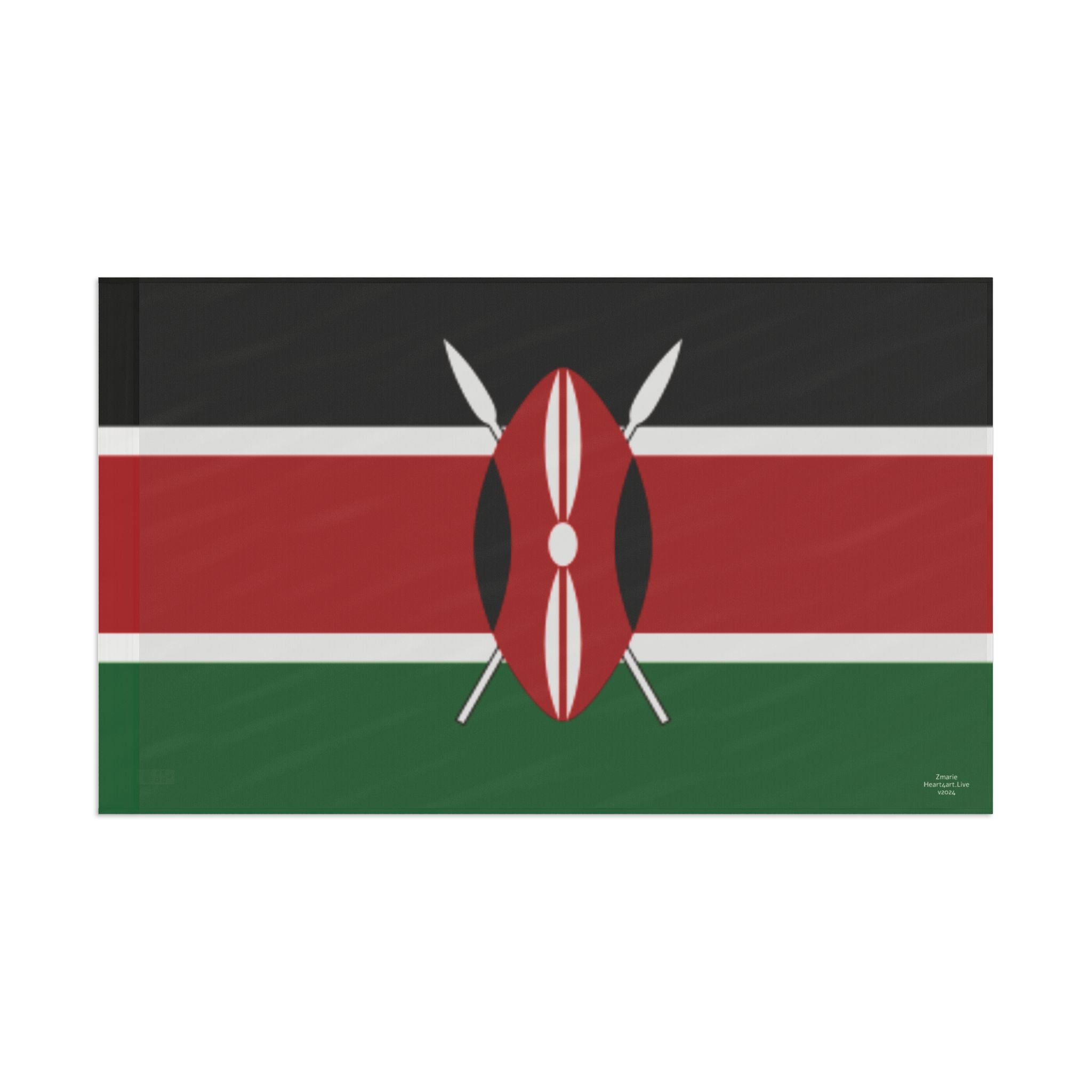 Kenyan Flag (60" x 36)