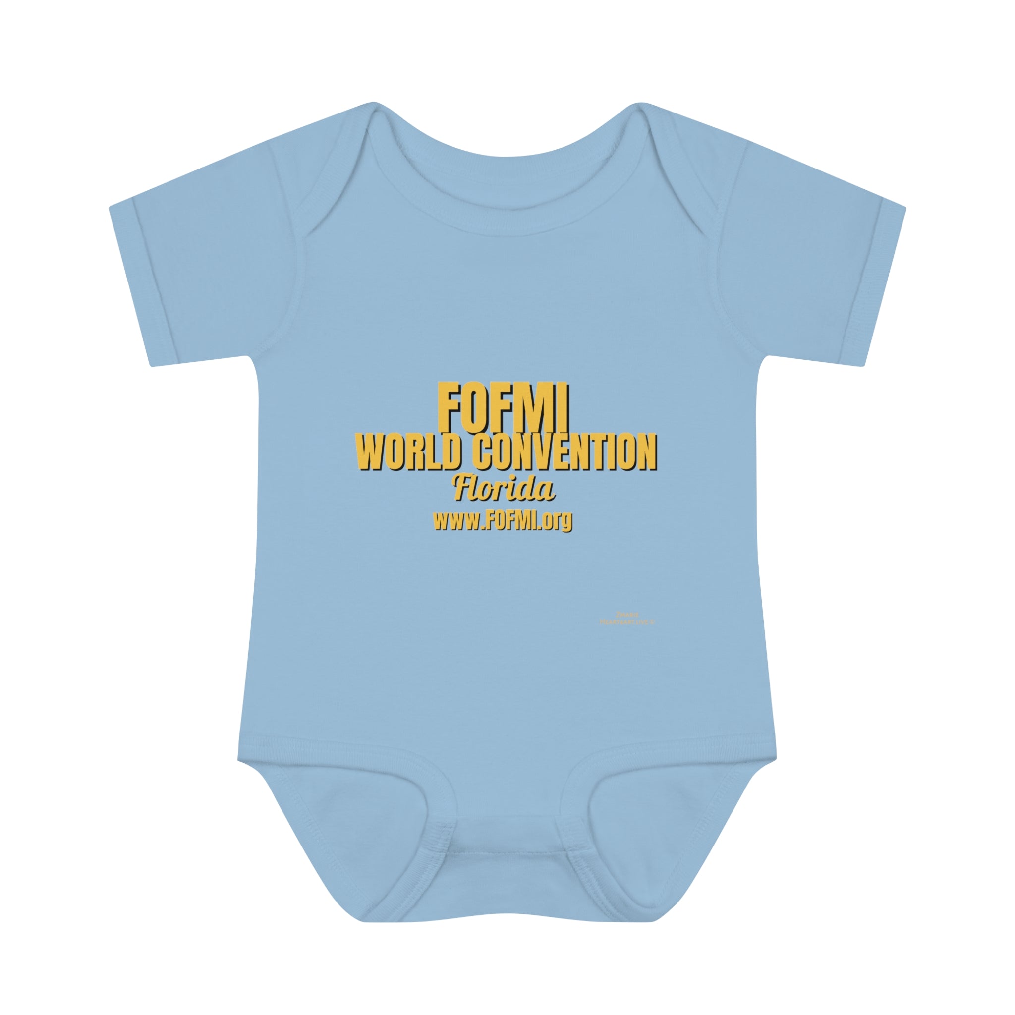 FOFMI WORLD CONVENTION Infant Baby Rib Bodysuit