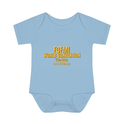 FOFMI WORLD CONVENTION Infant Baby Rib Bodysuit