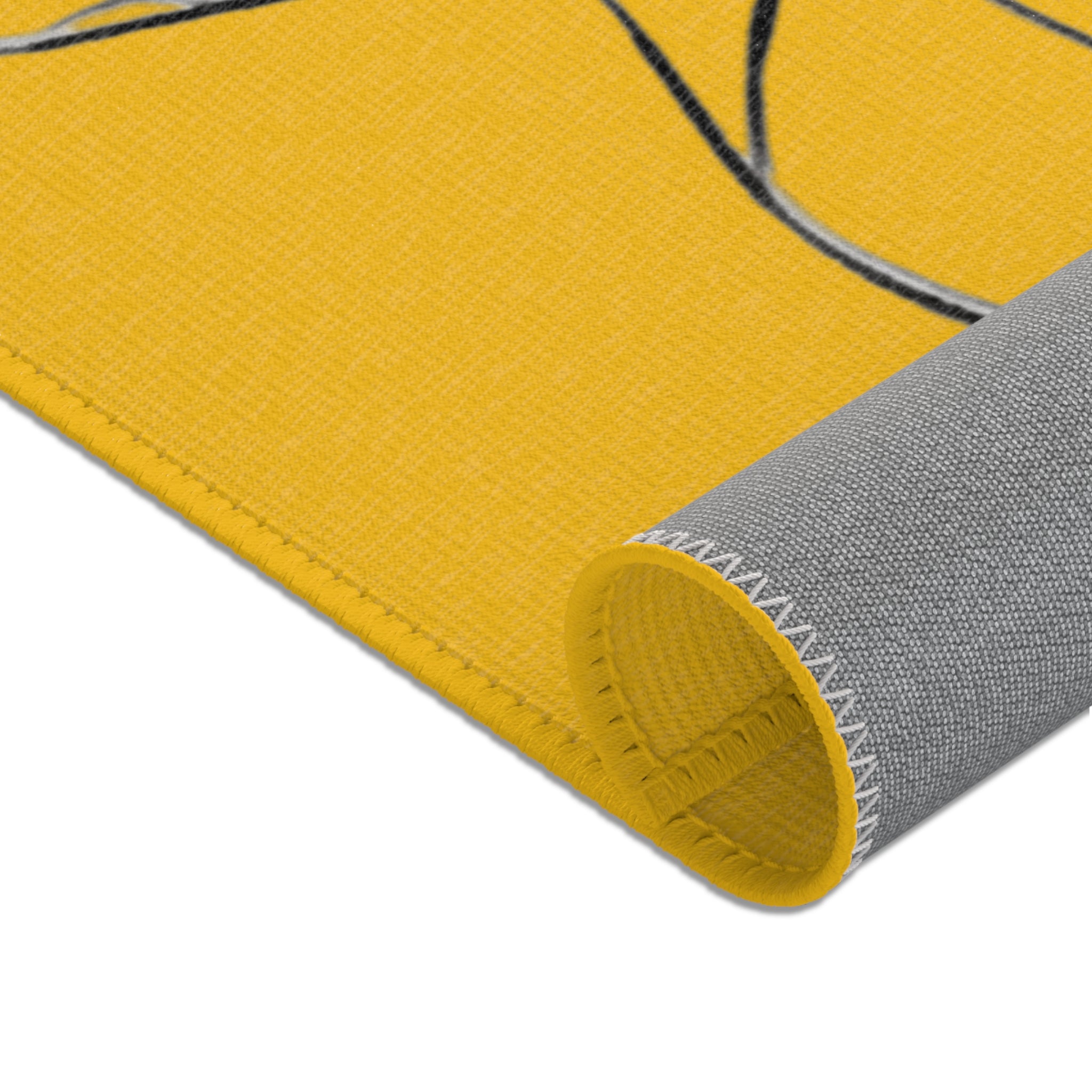 THE HAWK Area Rugs (GOLD)