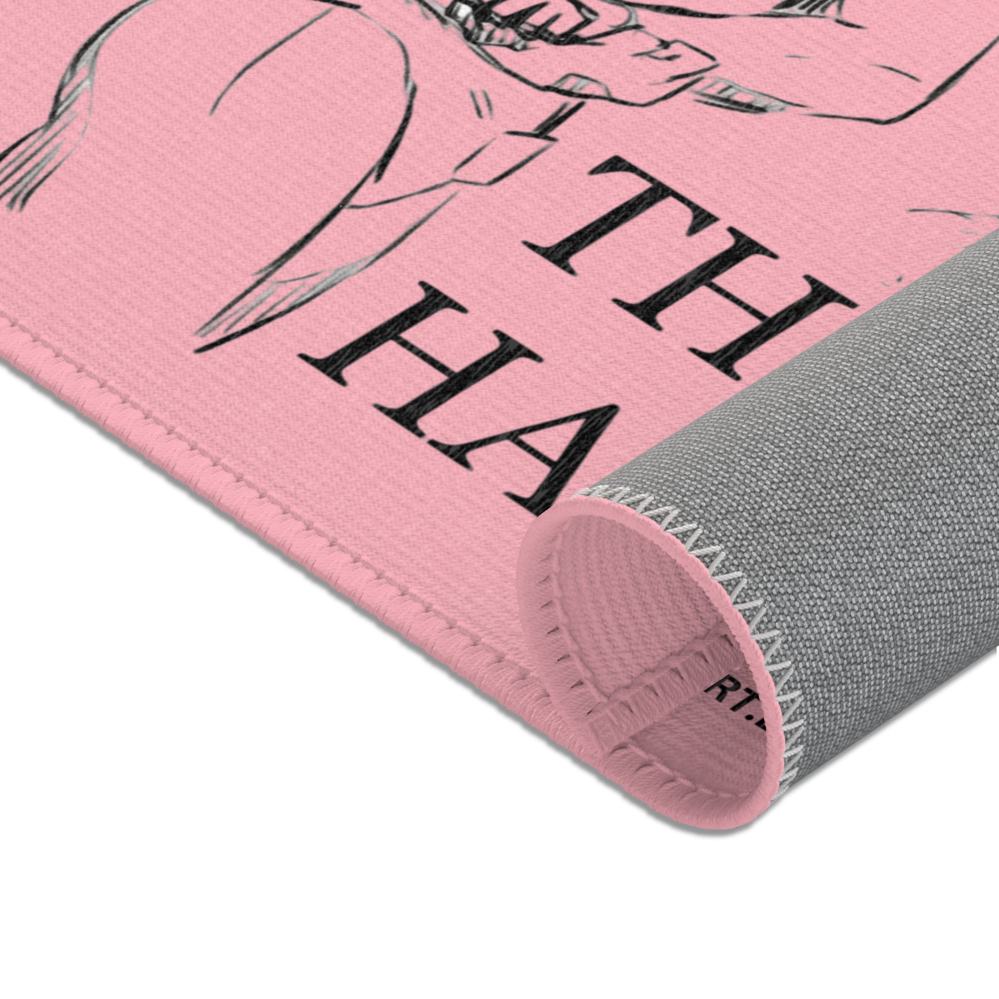 THE HAWK Area Rugs (Light Pink)