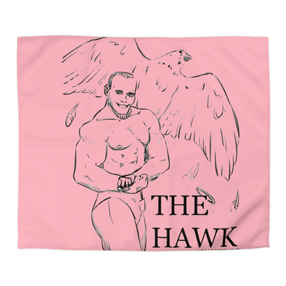 THE HAWK Microfiber Duvet Cover (Light Pink)