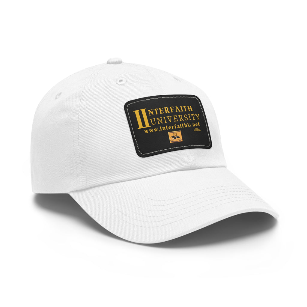 Interfaith University Hat with Leather Patch (Rectangle)