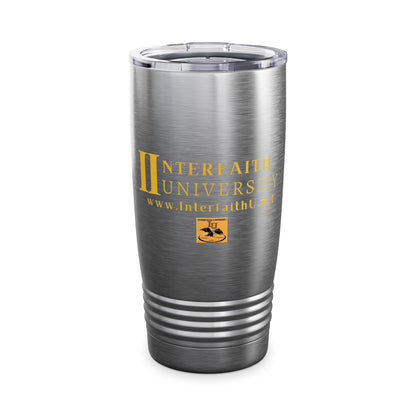 Interfaith University Ringneck Tumbler, 20oz (Black or Silver)