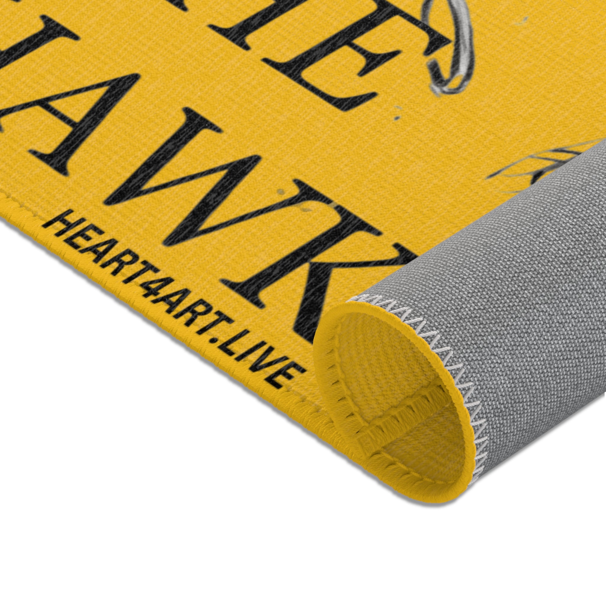 THE HAWK Area Rugs (Gold)