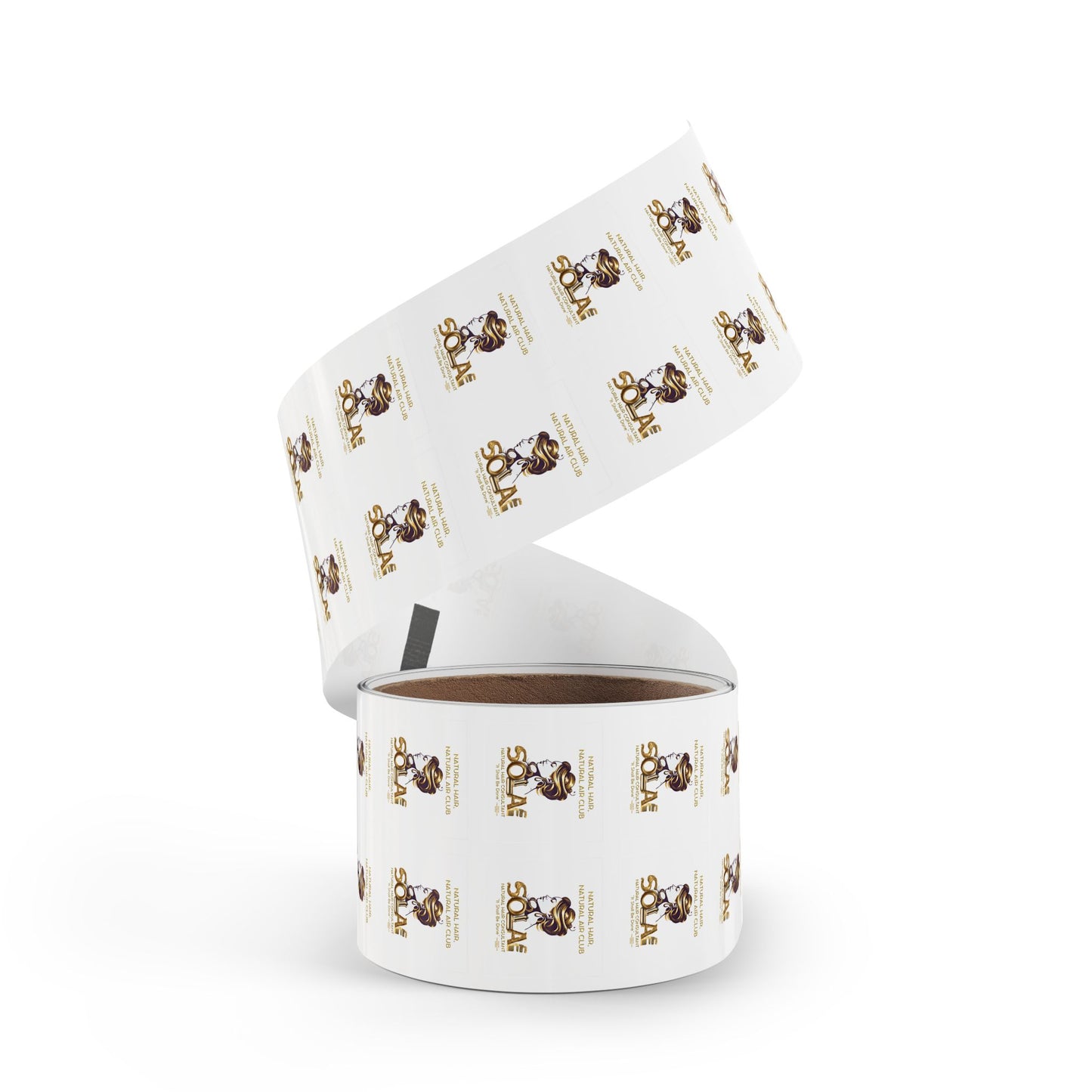 Solae Square Sticker Label Rolls
