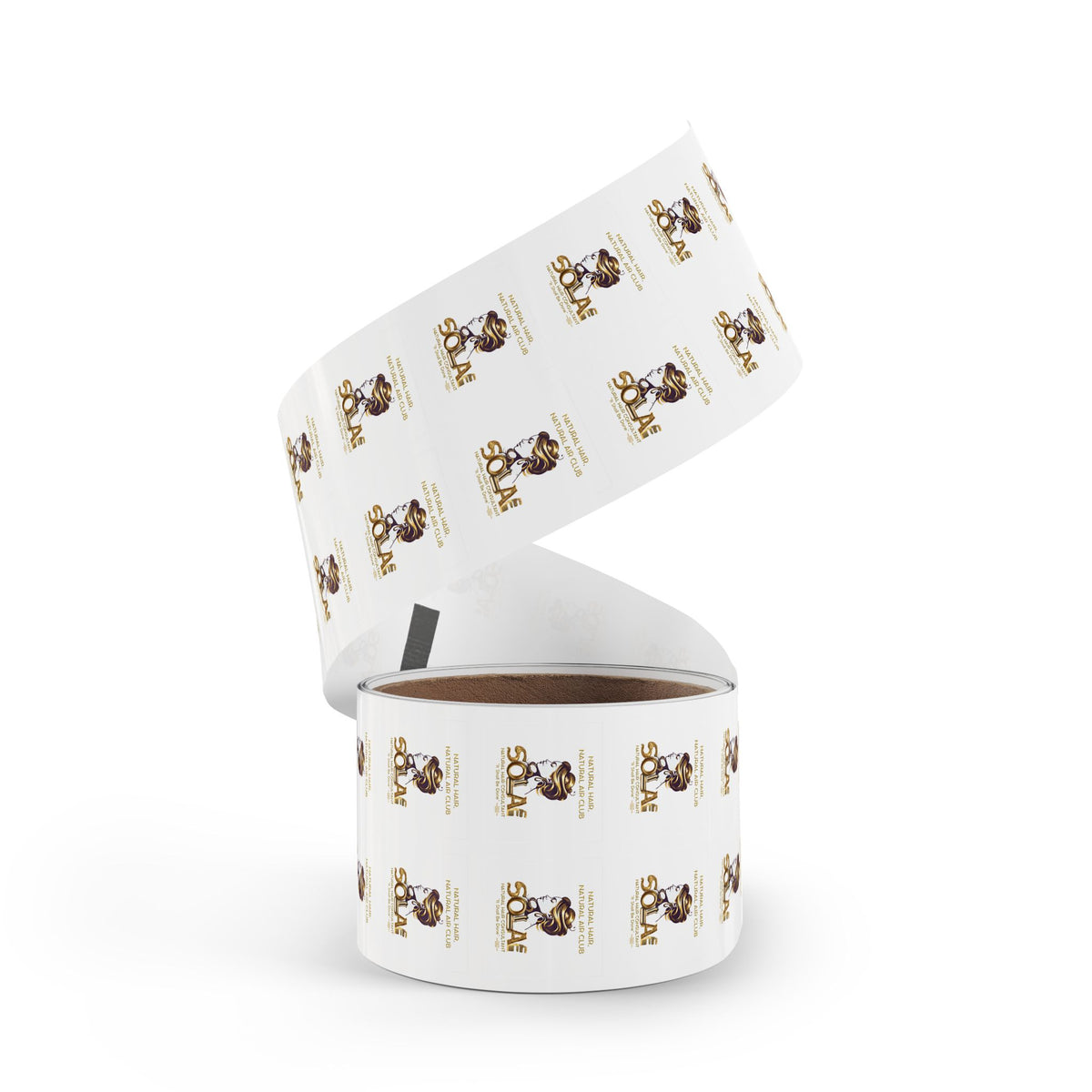 Solae Square Sticker Label Rolls
