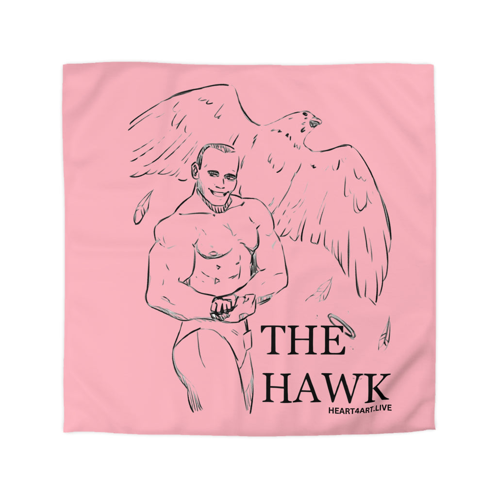 THE HAWK Microfiber Duvet Cover (Light Pink)