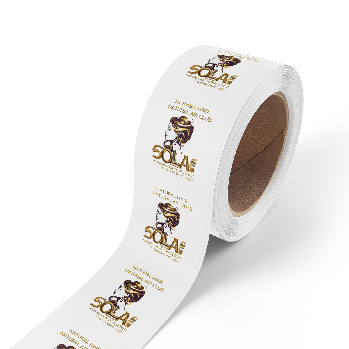 Solae Square Sticker Label Rolls