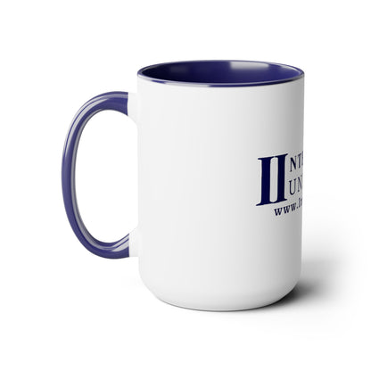 Interfaith University Two-Tone Coffee Mugs, 15oz