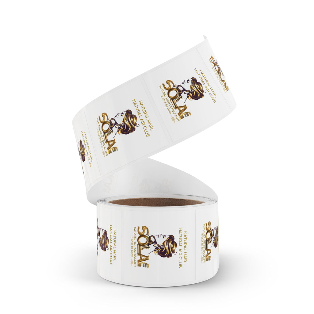 Solae Square Sticker Label Rolls