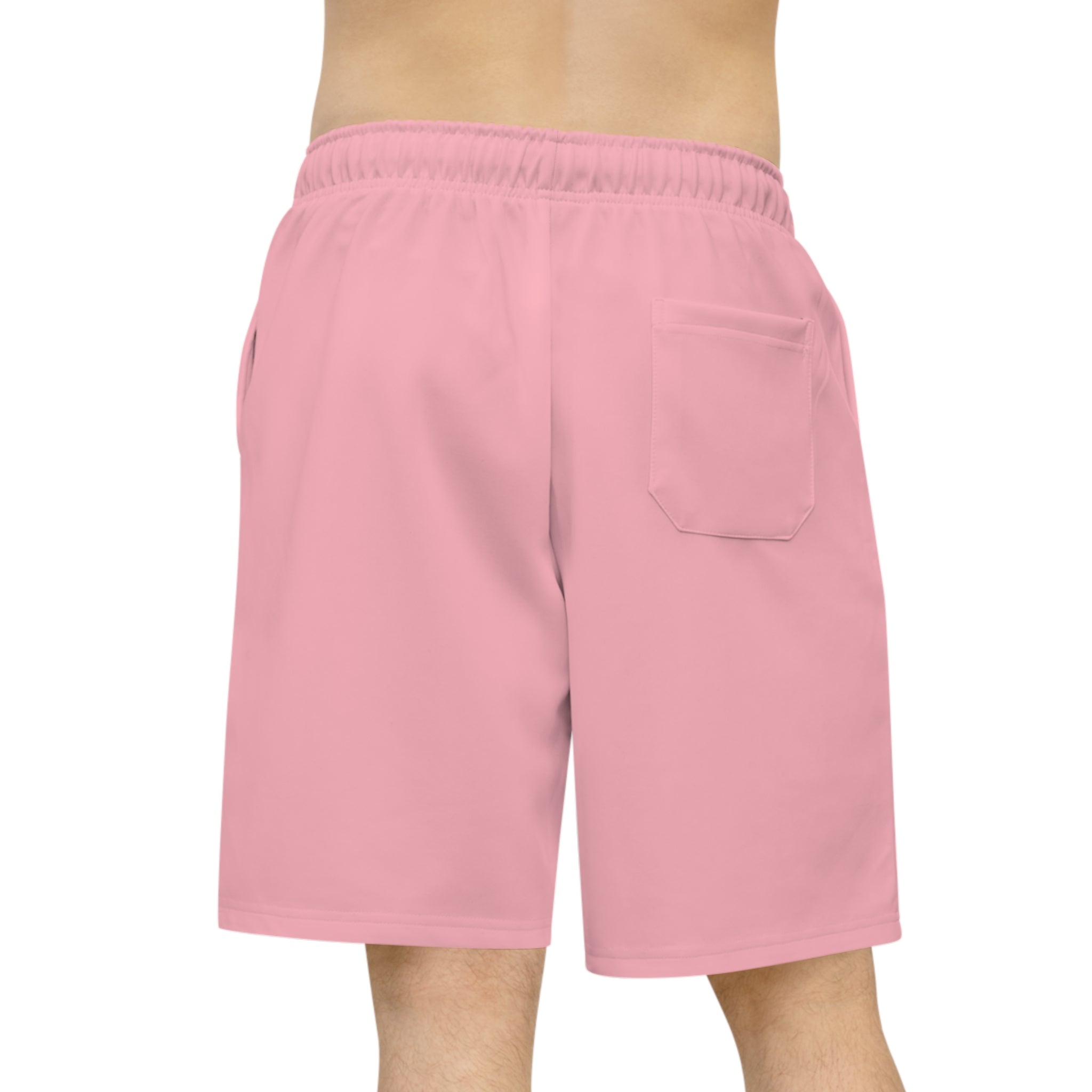 THE HAWK Athletic Long Shorts (Light Pink)