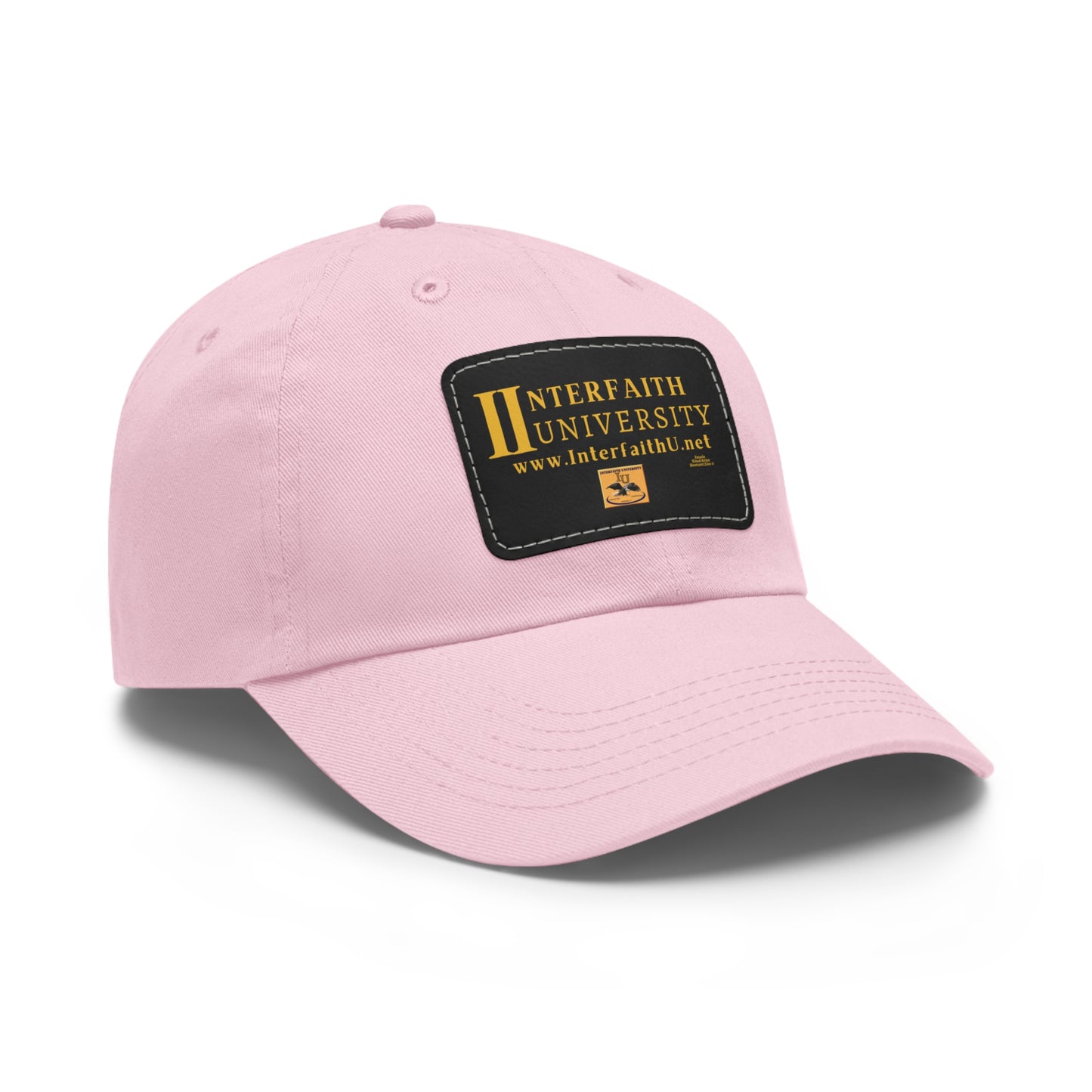 Interfaith University Hat with Leather Patch (Rectangle)