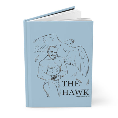 THE HAWK Hardcover Journal Matte (Light Blue)