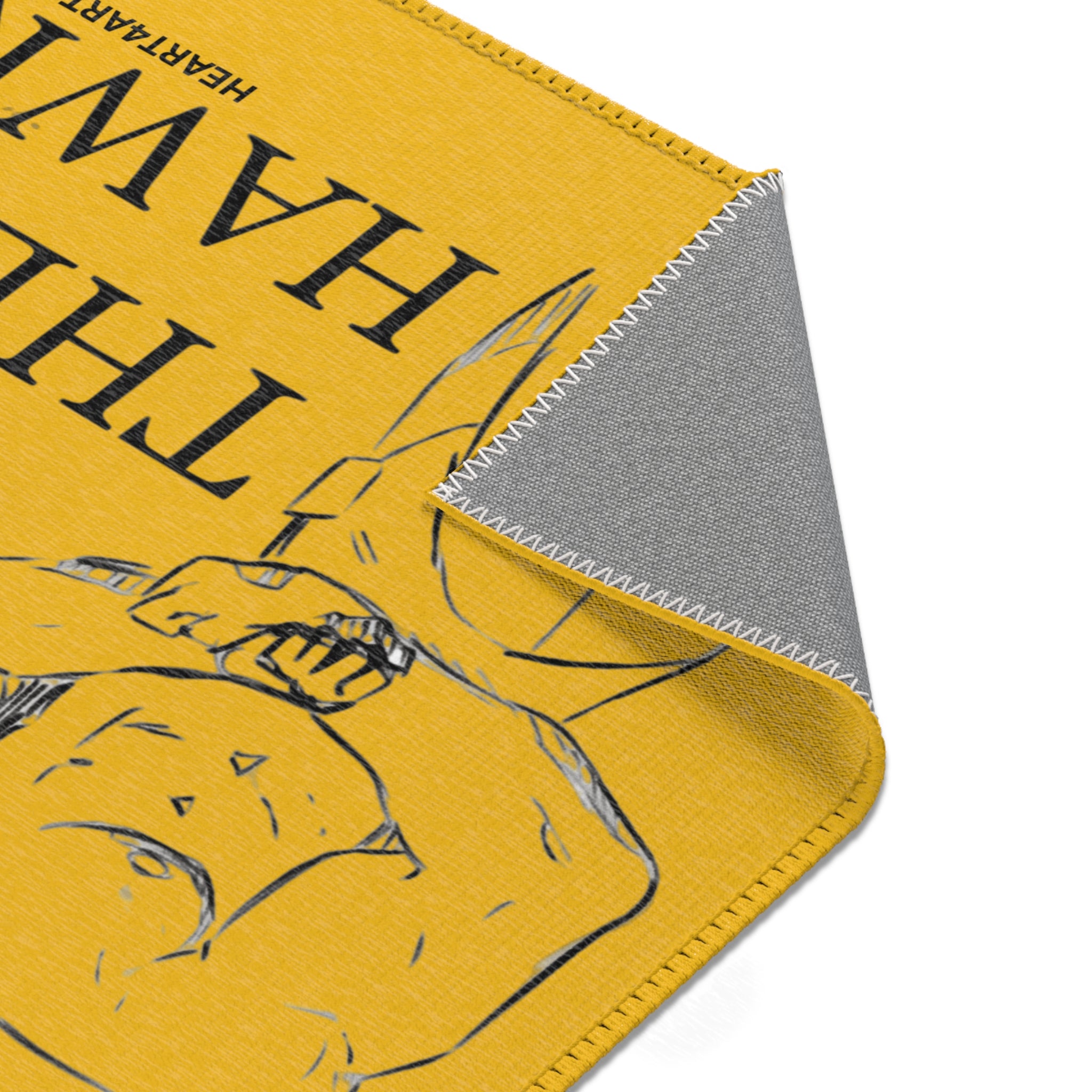 THE HAWK Area Rugs (GOLD)