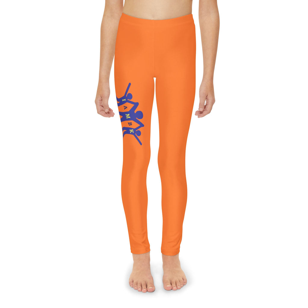 IAMBK Youth Full-Length Leggings (ORANGE)