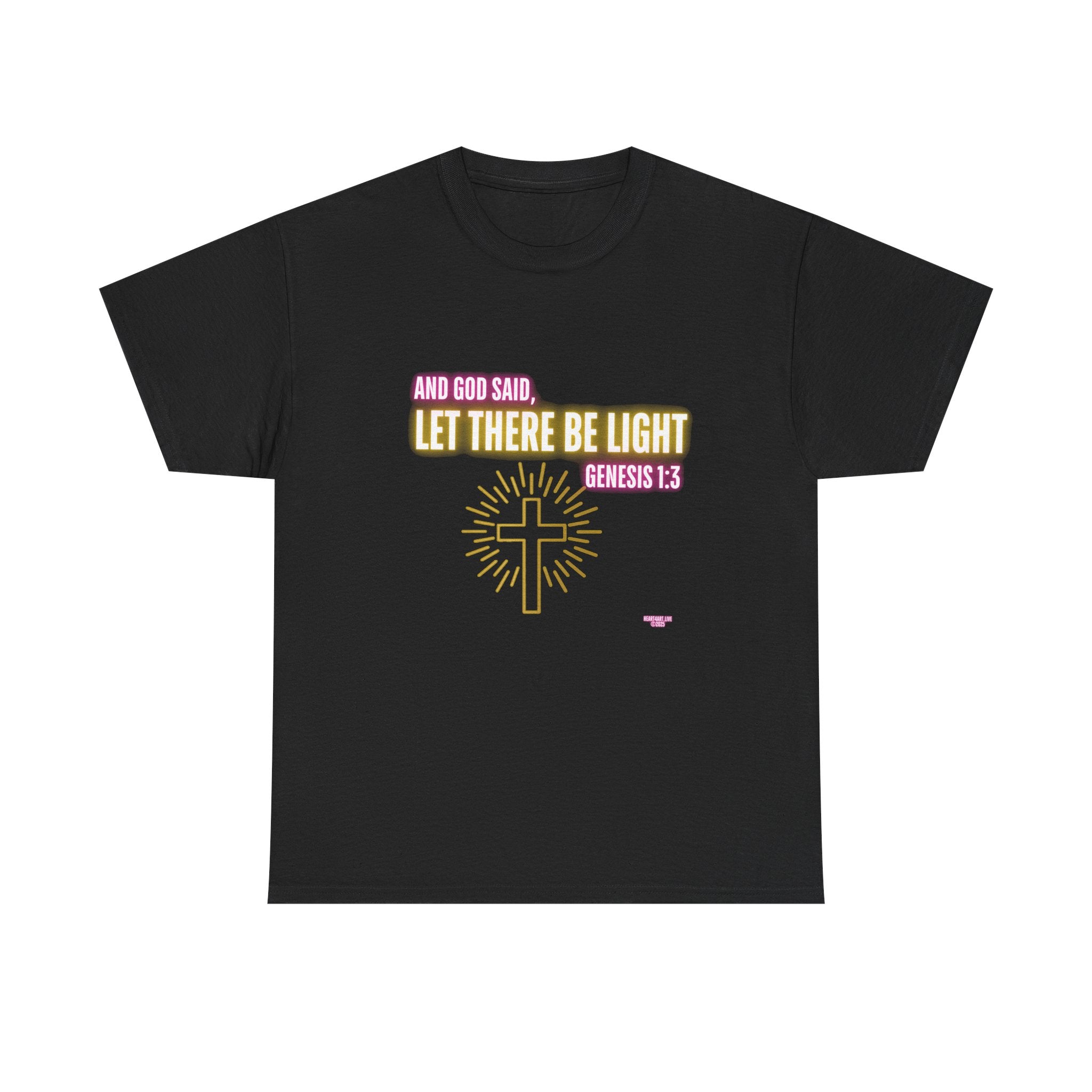 Let There Be Light! Christian Unisex Heavy Cotton Tee