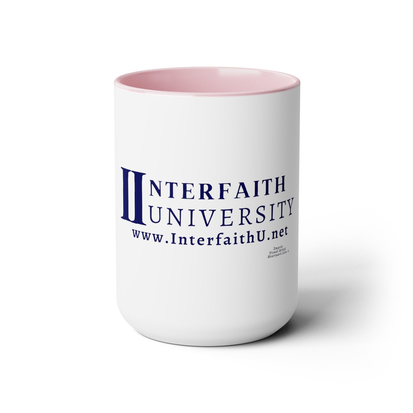 Interfaith University Two-Tone Coffee Mugs, 15oz
