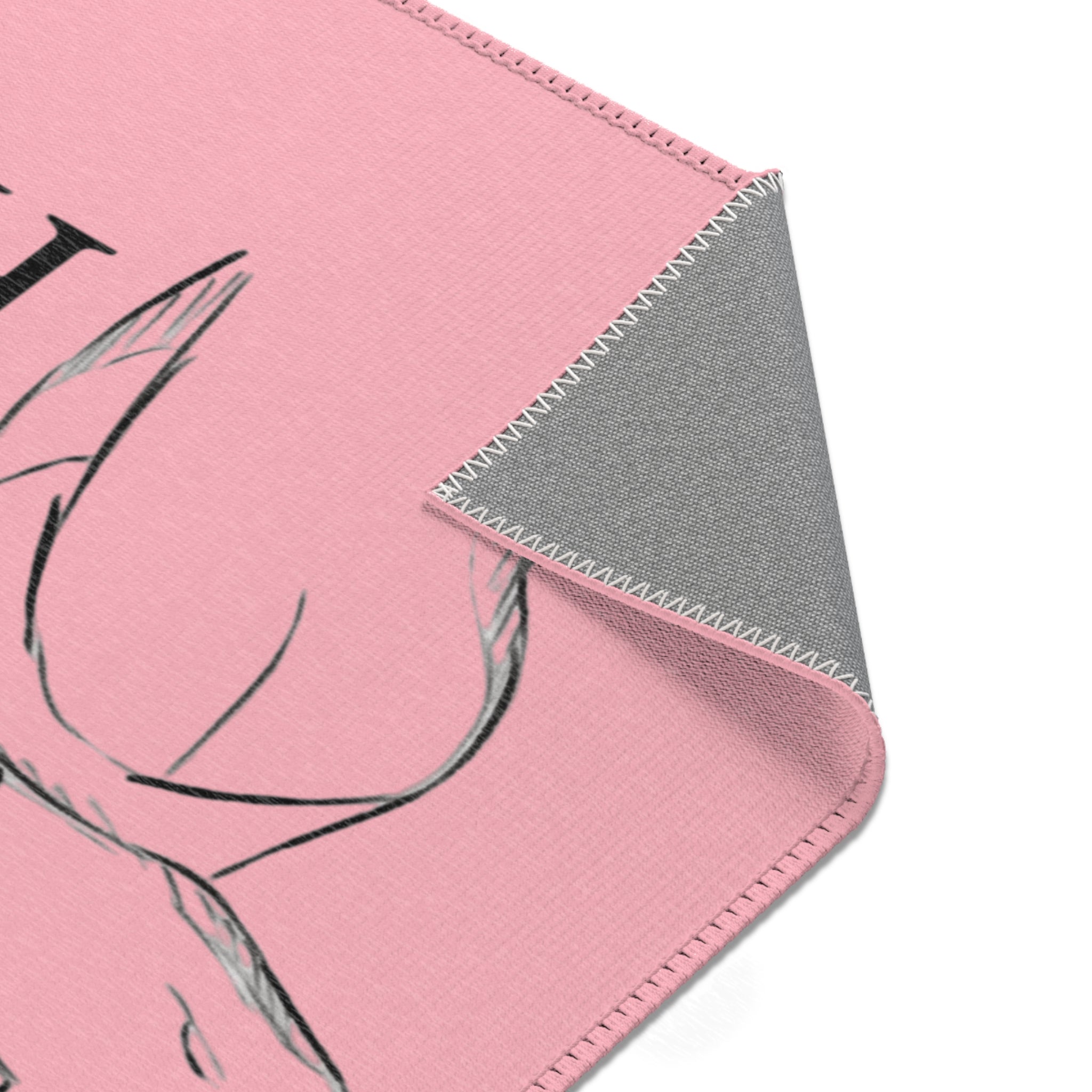 THE HAWK Area Rugs (Light Pink)