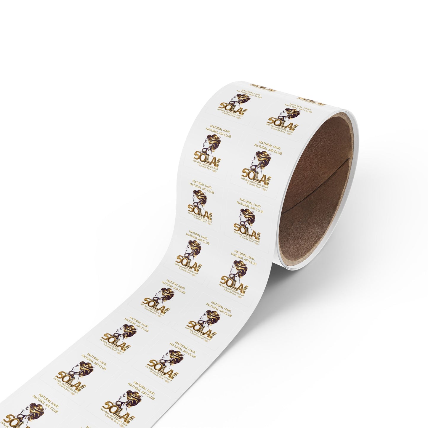 Solae Square Sticker Label Rolls