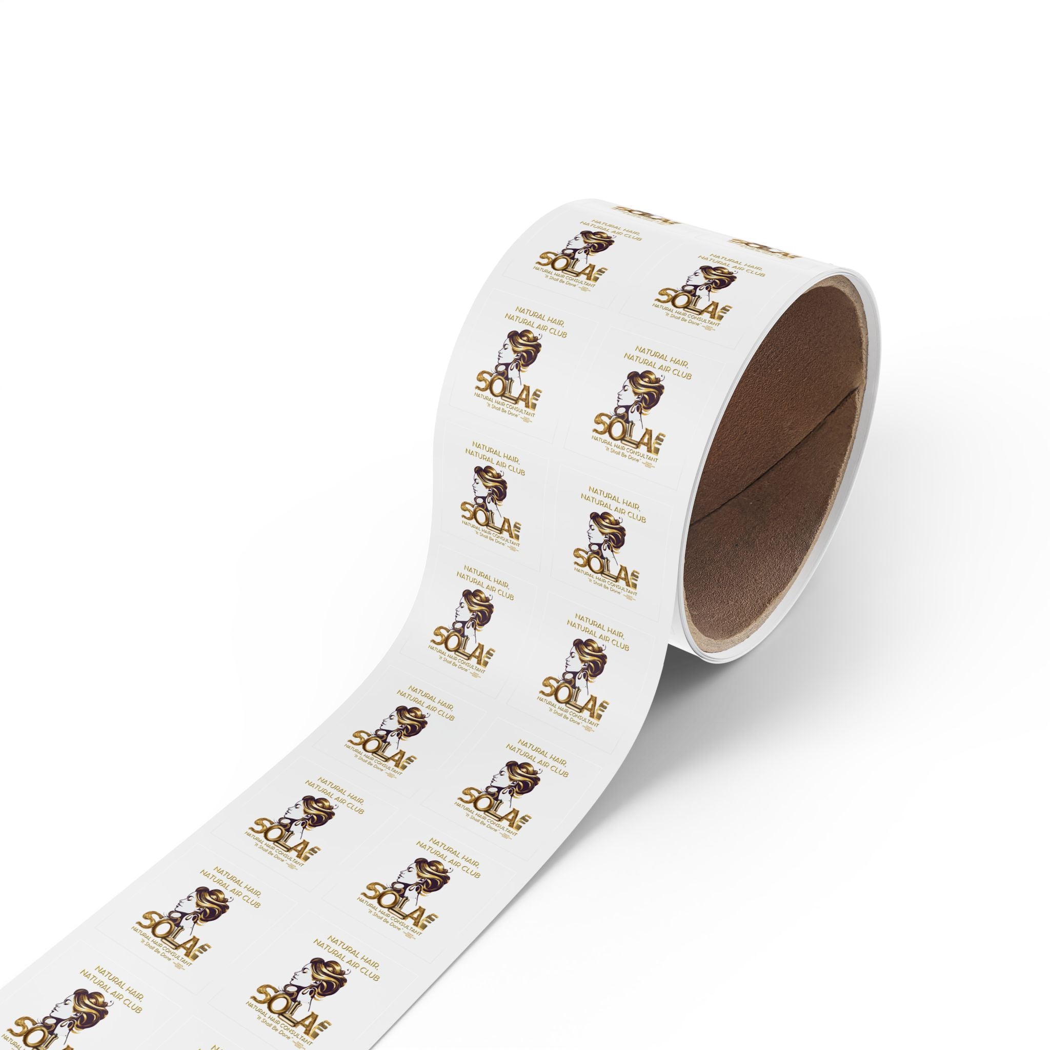 Solae Square Sticker Label Rolls