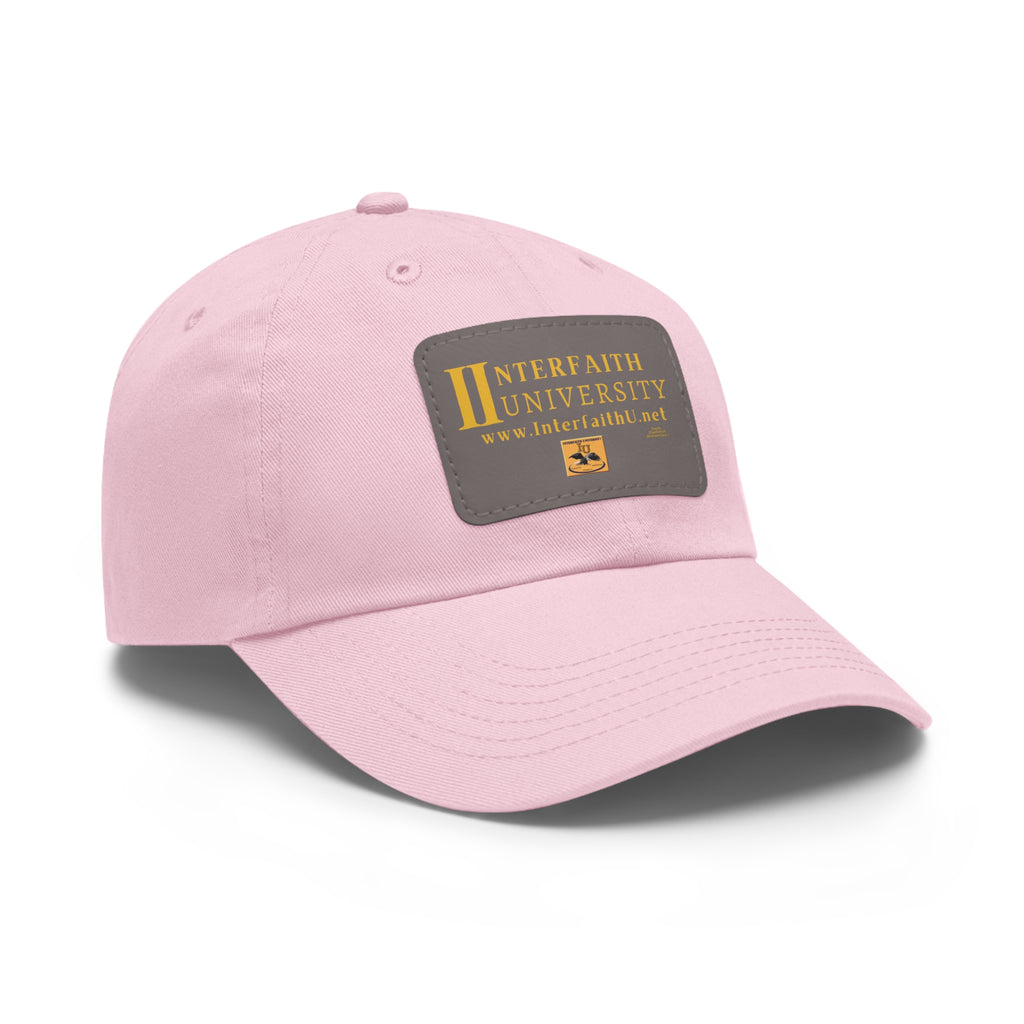 Interfaith University Hat with Leather Patch (Rectangle)