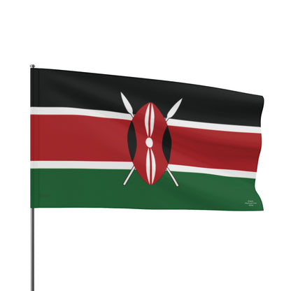 Kenyan Flag (60" x 36)