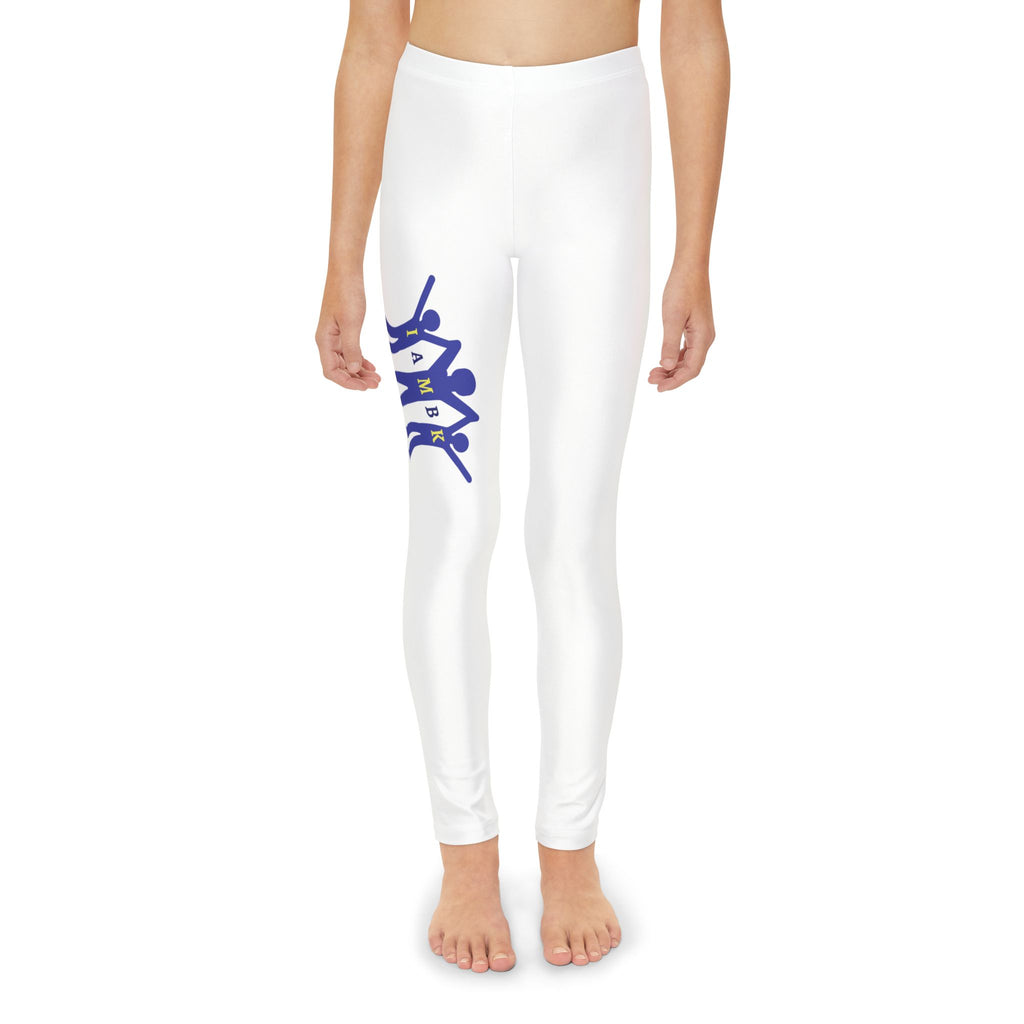 IAMBK Youth Full-Length Leggings (WHITE)