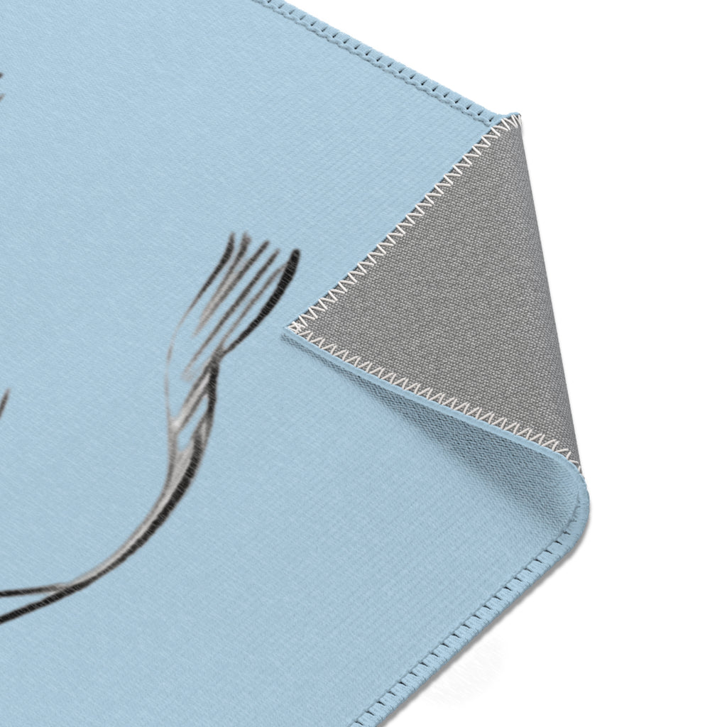 THE HAWK Area Rugs (Light Blue)