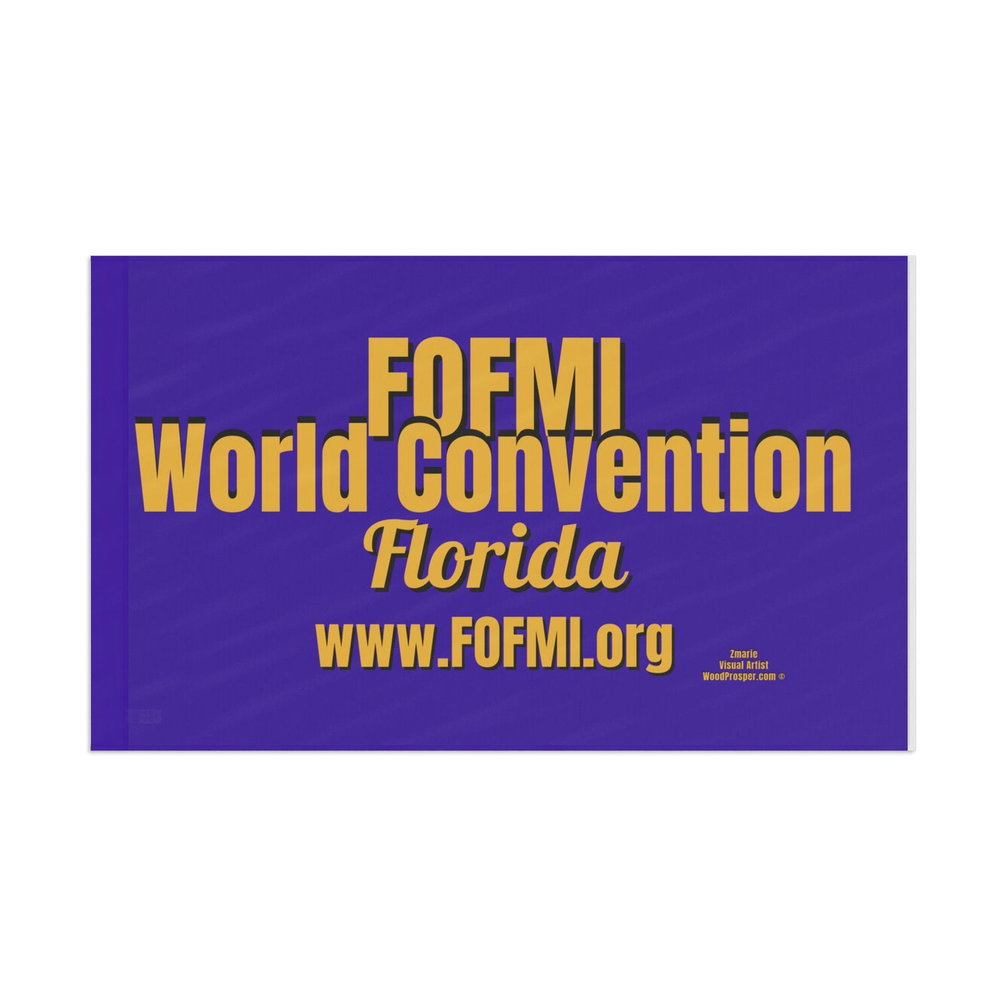 FOFMI WORLD CONVENTION Purple Flag