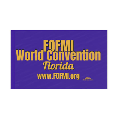 FOFMI WORLD CONVENTION Purple Flag