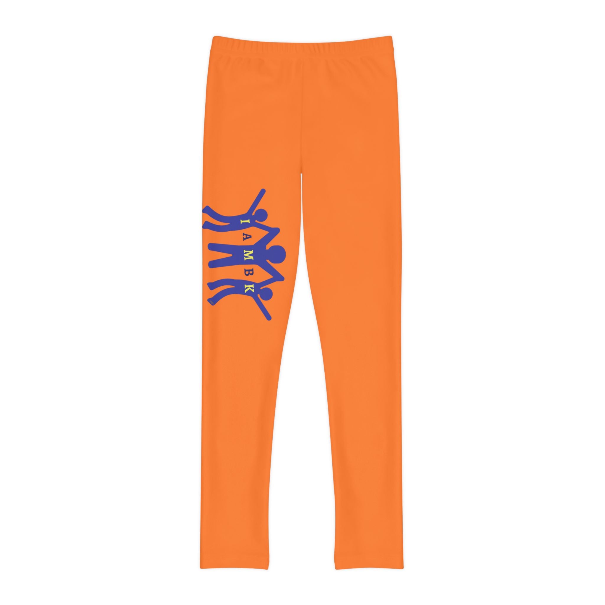 IAMBK Youth Full-Length Leggings (ORANGE)