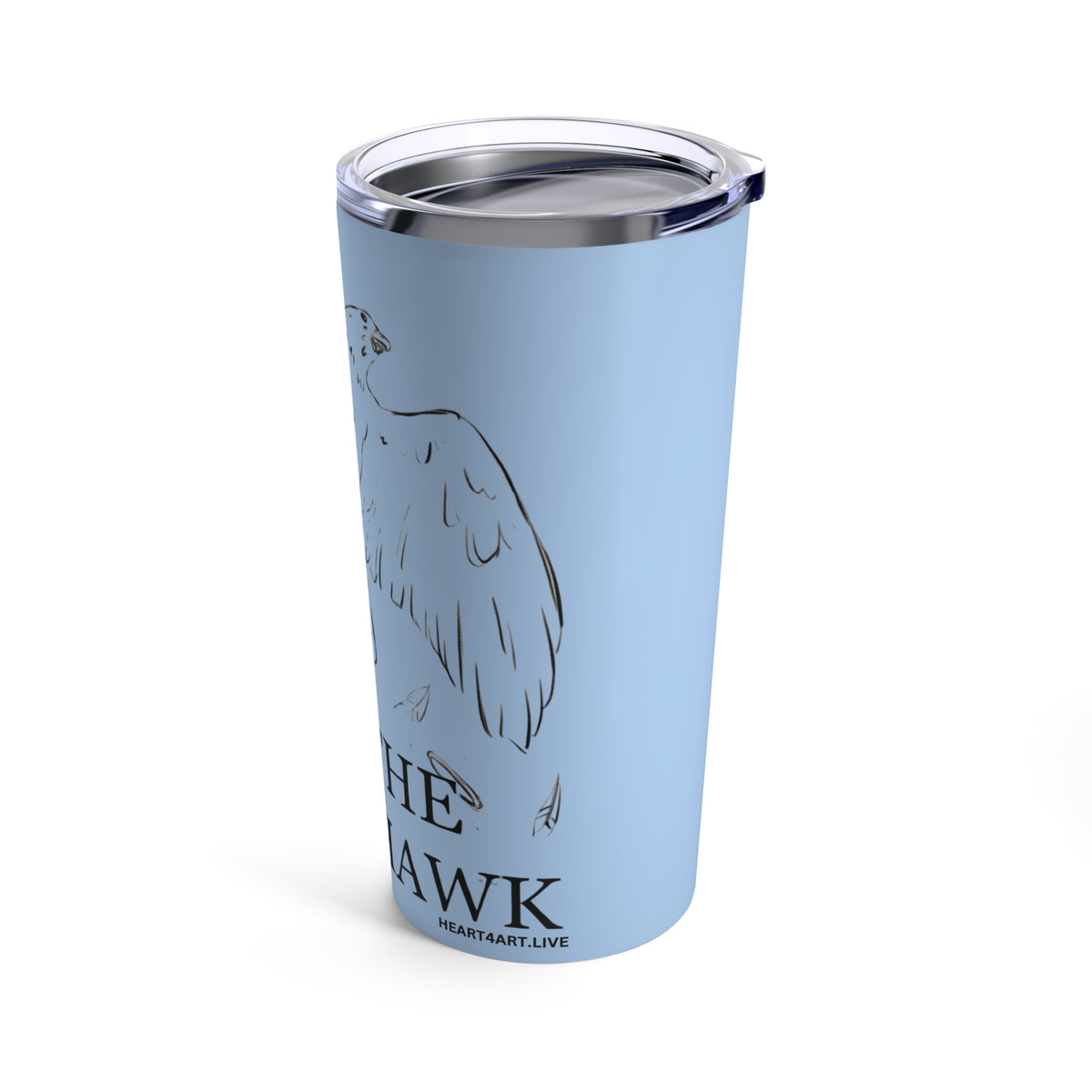 THE HAWK Tumbler 20oz (Light Blue)