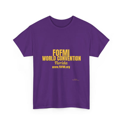 FOFMI WORLD CONVENTION Unisex Heavy Cotton Tee