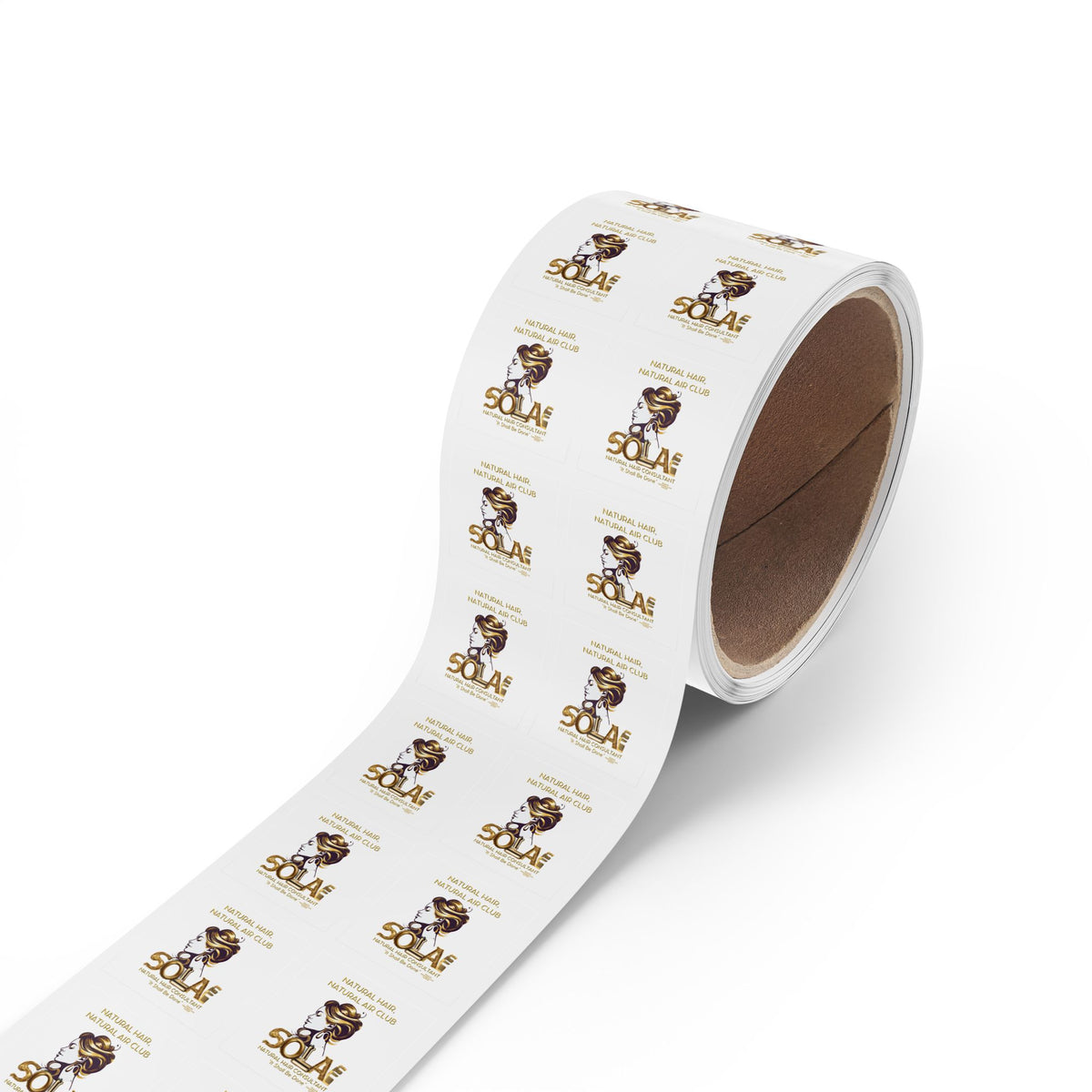 Solae Square Sticker Label Rolls